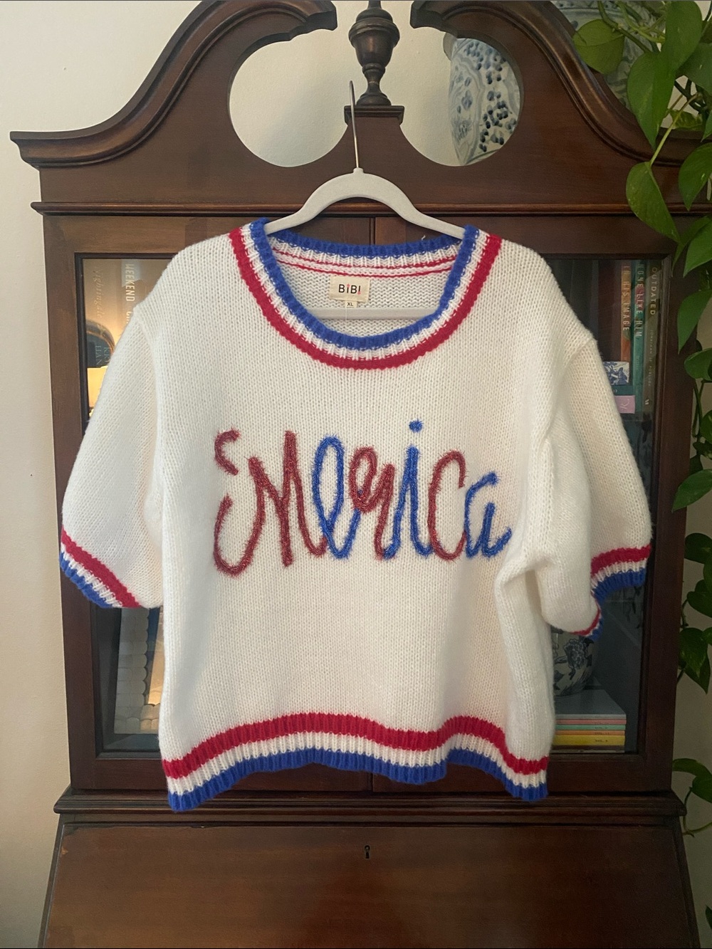 NWT ‘Merica Tinsel Sweater